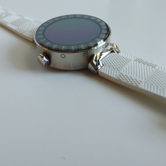 Louis Vuitton Tambour Horizon Stainless Steel Rubber belt Qa004 Unisex main image 4